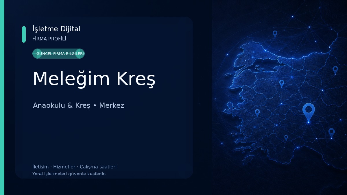 Meleğim Kreş Anaokulu & Kreş