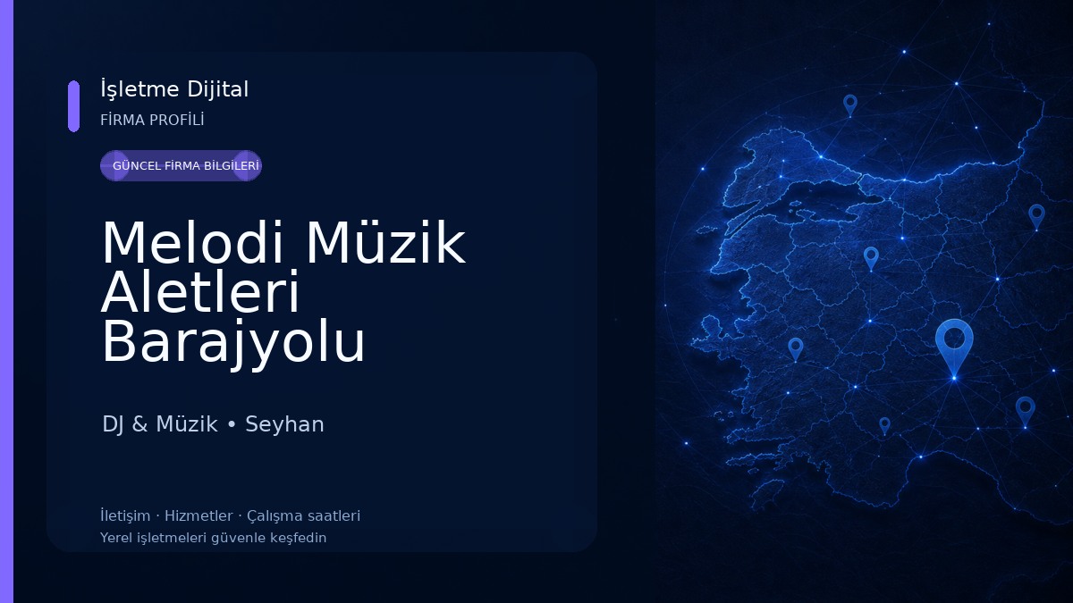 Melodi Müzik Aletleri Barajyolu DJ & Müzik