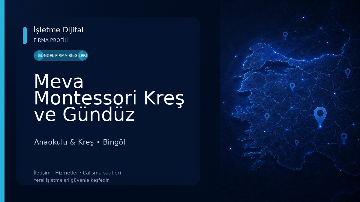 Meva Montessori Kreş ve Gündüz Bakımevi Anaokulu & Kreş