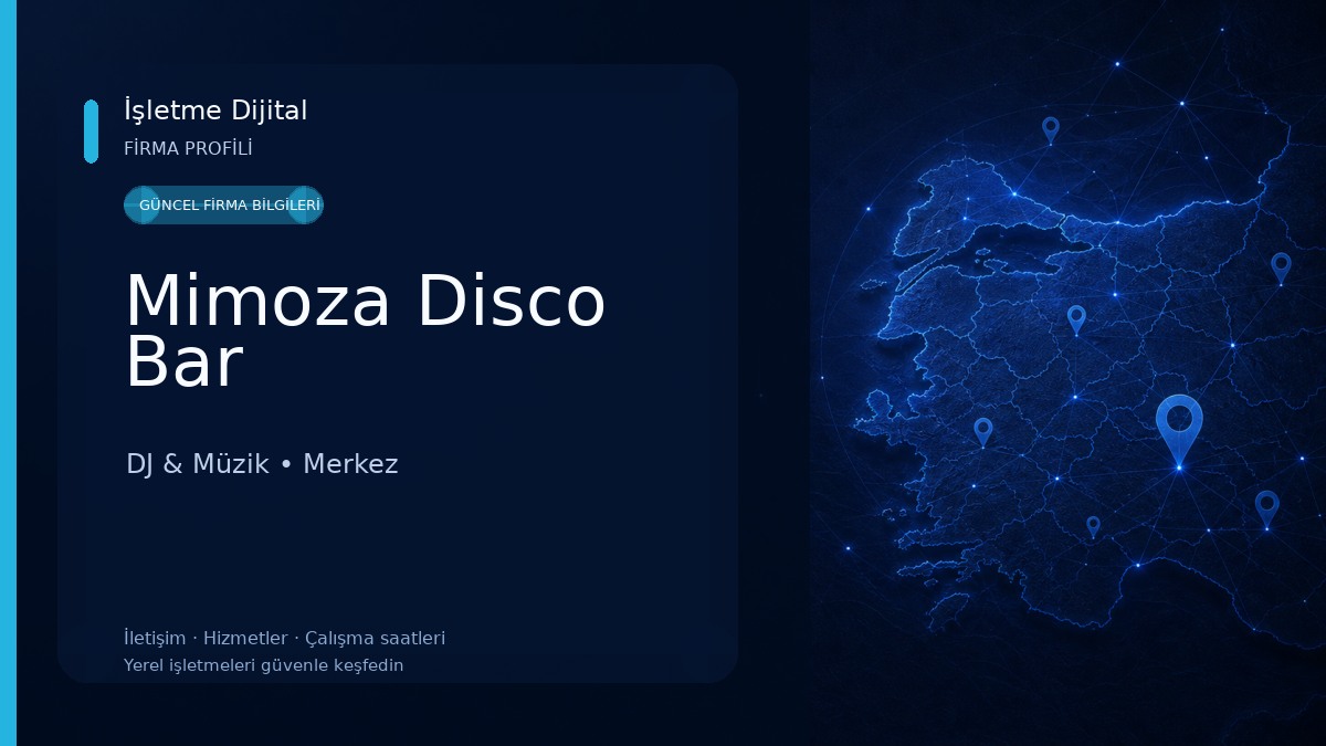 Mimoza Disco Bar DJ & Müzik