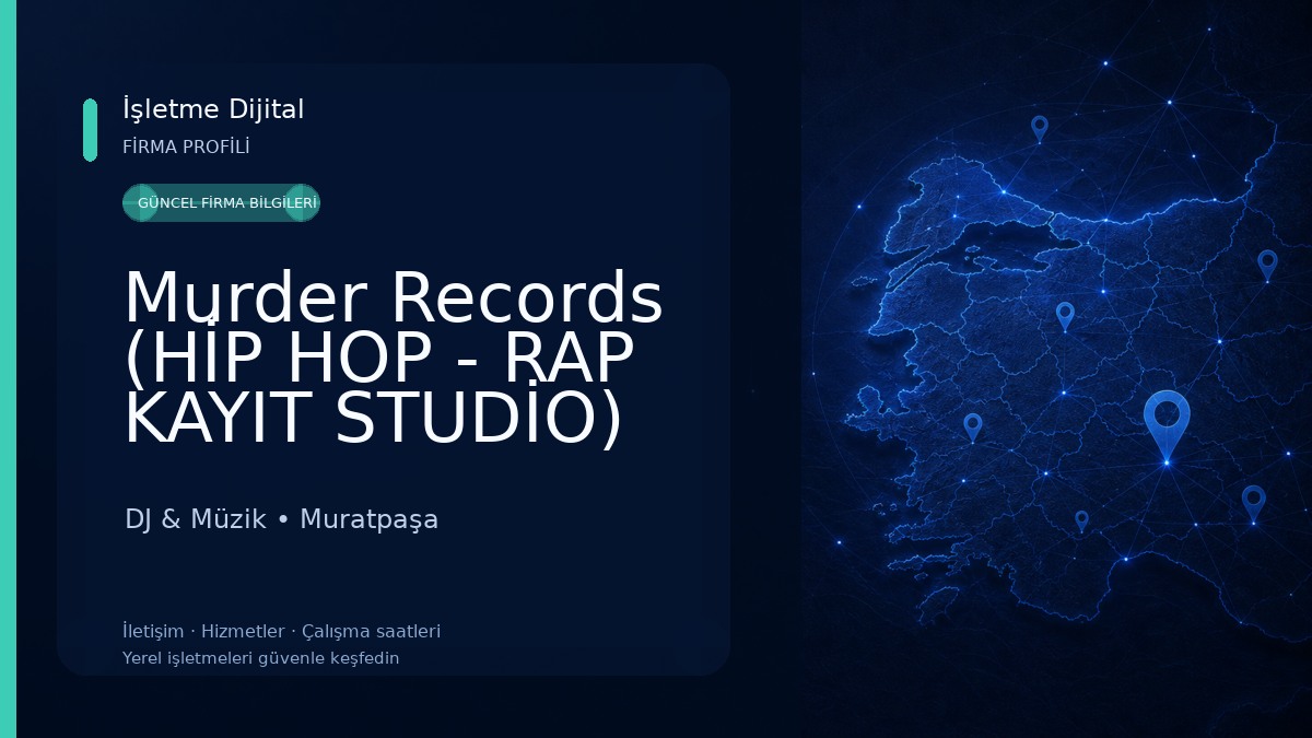 Murder Records (HİP HOP - RAP KAYIT STUDİO)