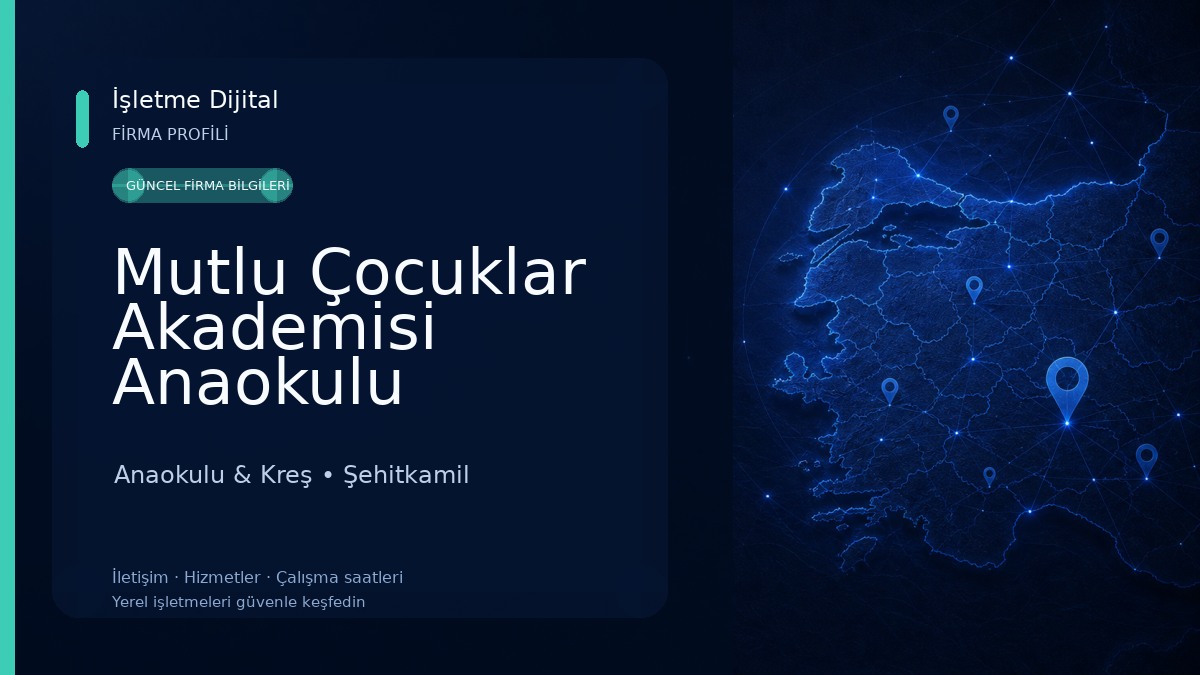 Mutlu Çocuklar Akademisi Anaokulu Anaokulu & Kreş