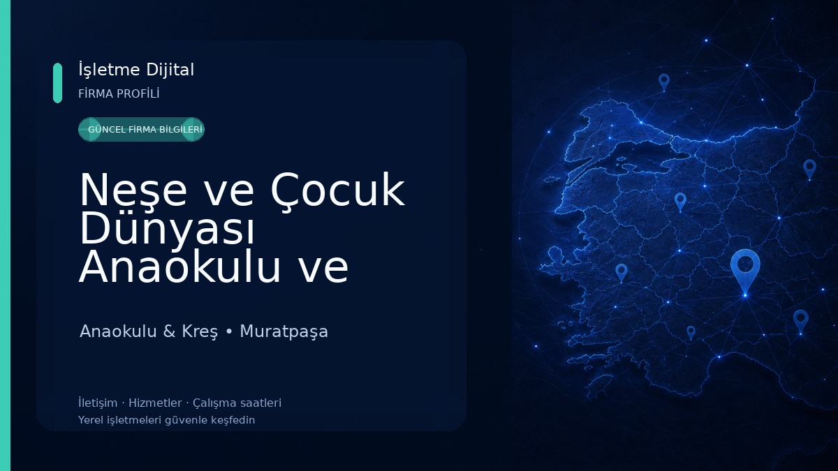 Neşe ve Çocuk Dünyası Anaokulu ve Çocuk Kulübü Anaokulu & Kreş