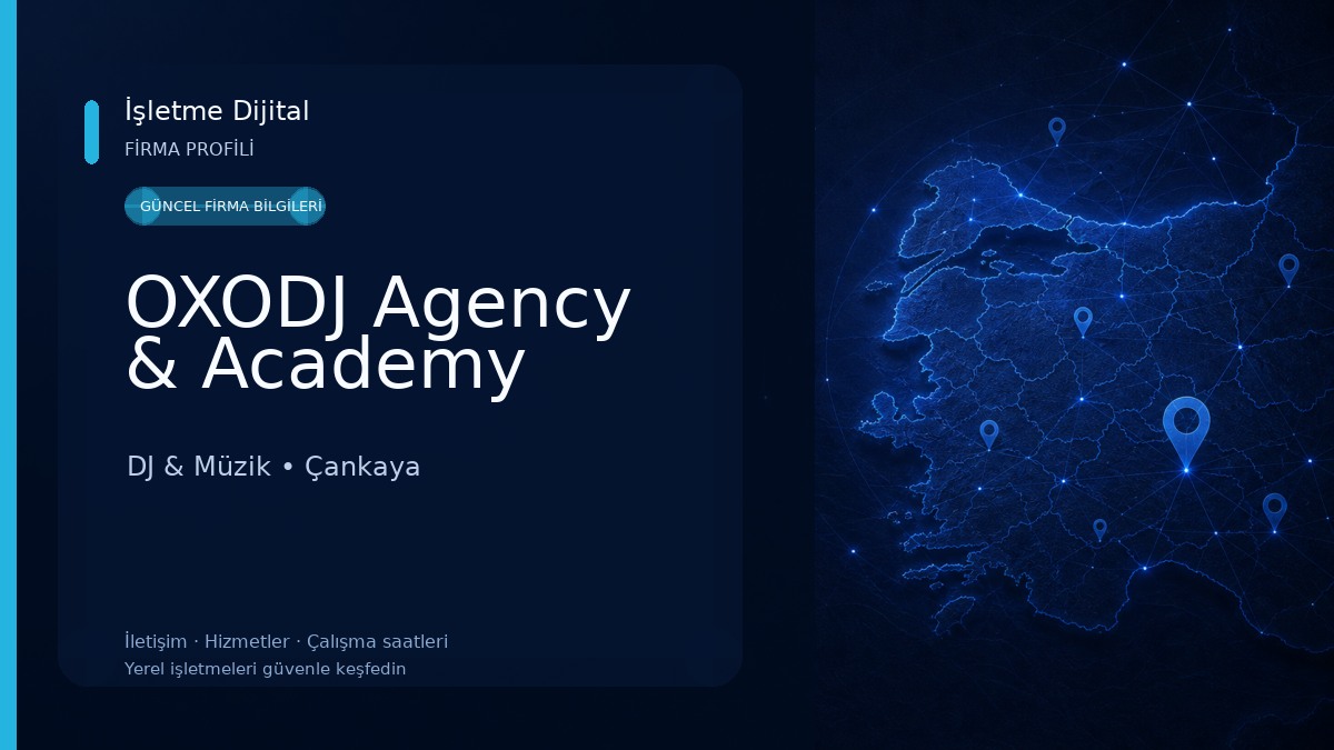 OXODJ Agency & Academy DJ & Müzik