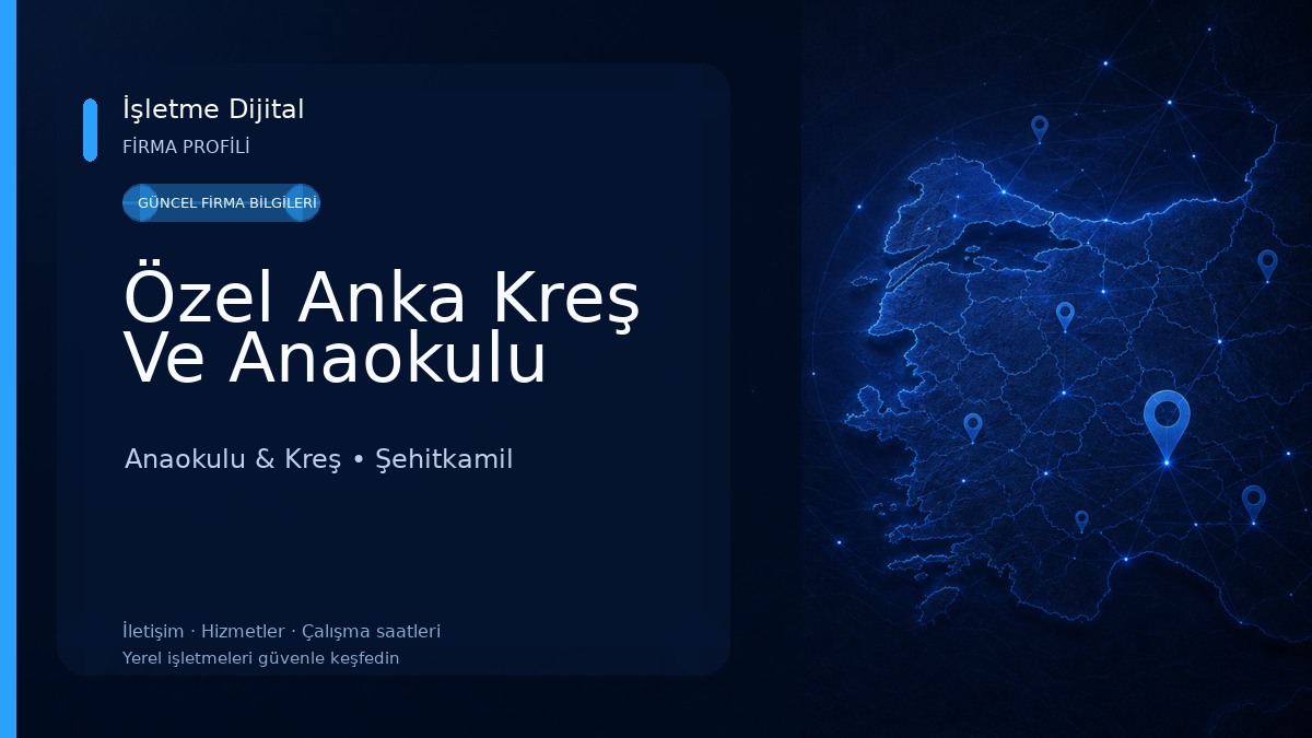 Özel Anka Kreş Ve Anaokulu Anaokulu & Kreş