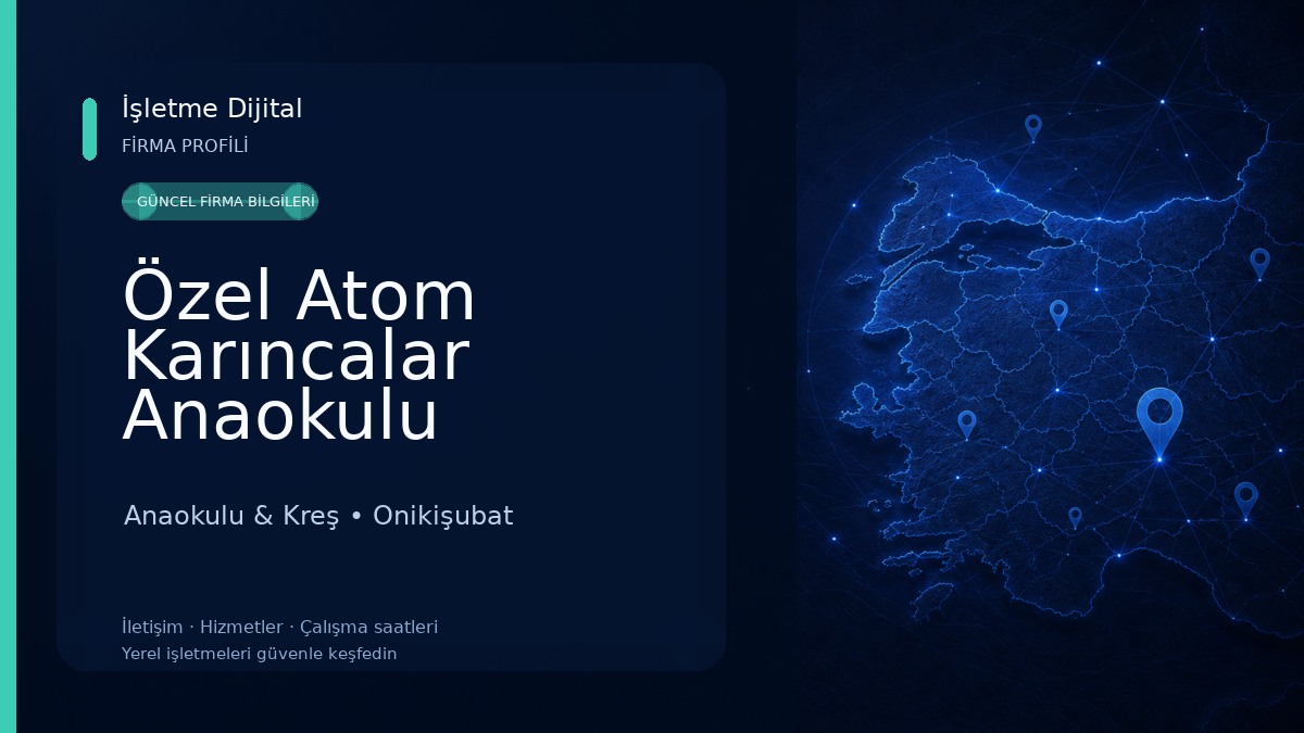 Özel Atom Karıncalar Anaokulu Anaokulu & Kreş
