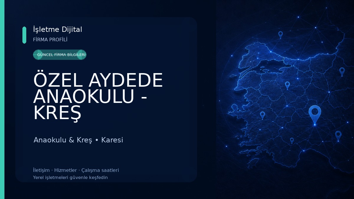 ÖZEL AYDEDE ANAOKULU - KREŞ Anaokulu & Kreş