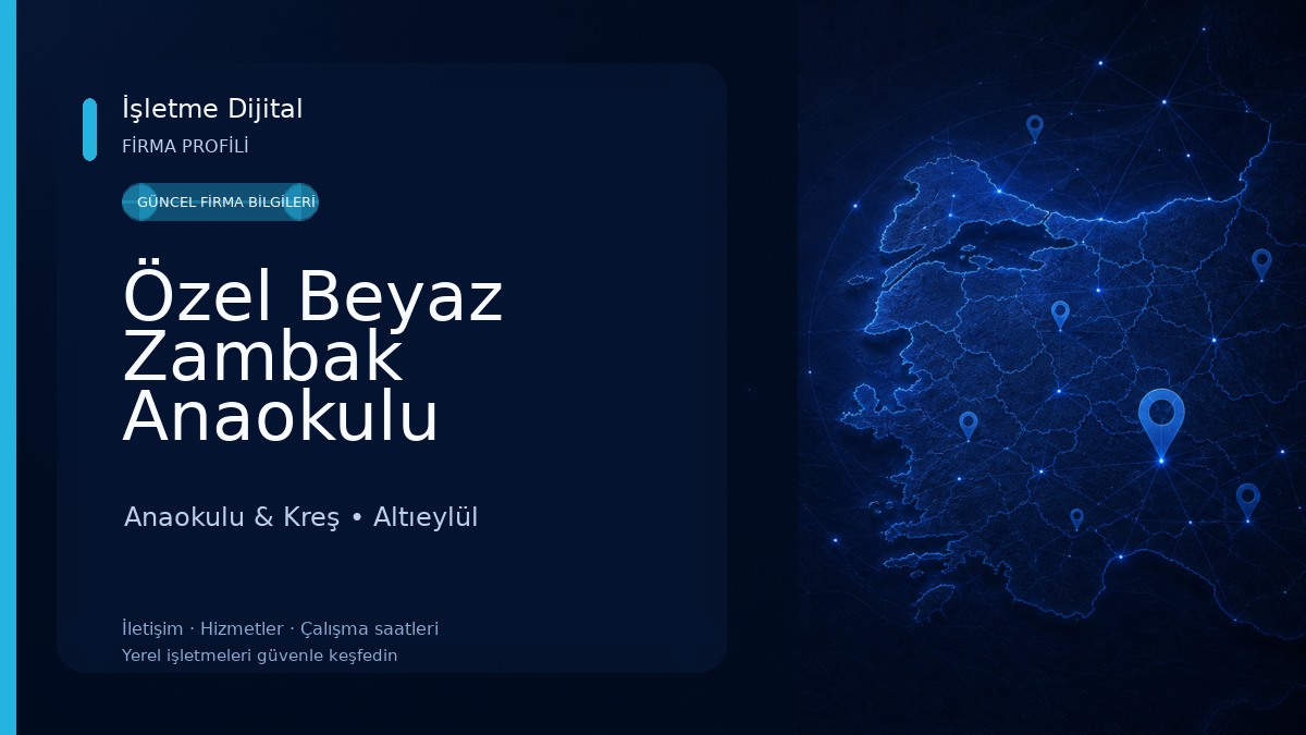 Özel Beyaz Zambak Anaokulu Anaokulu & Kreş