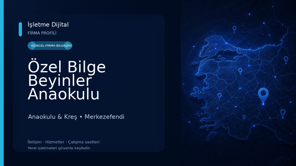 Özel Bilge Beyinler Anaokulu Anaokulu & Kreş