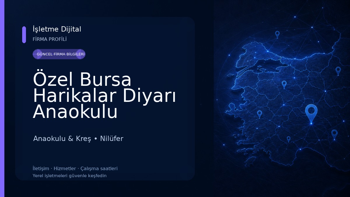 Özel Bursa Harikalar Diyarı Anaokulu Anaokulu & Kreş
