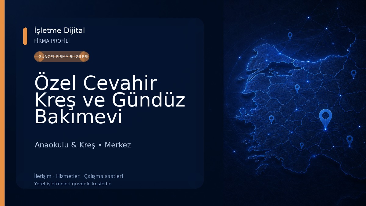 Özel Cevahir Kreş ve Gündüz Bakımevi Anaokulu & Kreş