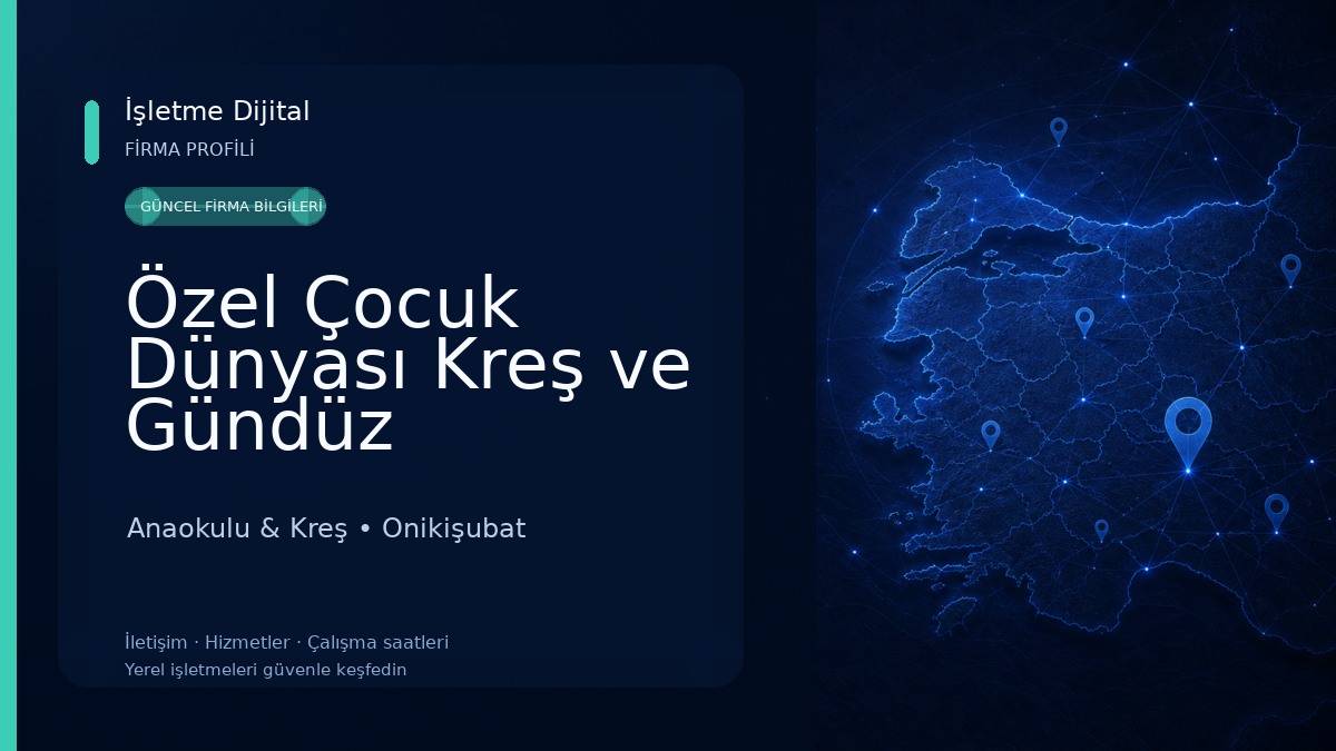 Özel Çocuk Dünyası Kreş ve Gündüz Bakımevi 