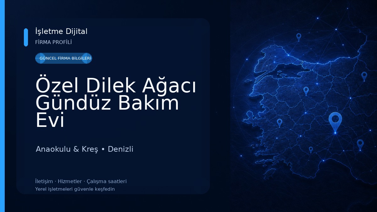 Özel Dilek Ağacı Gündüz Bakım Evi Anaokulu & Kreş