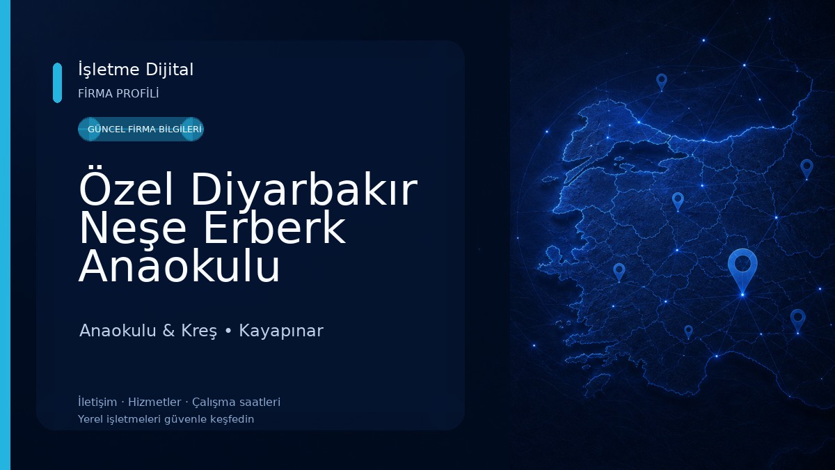 Özel Diyarbakır Neşe Erberk Anaokulu Anaokulu & Kreş