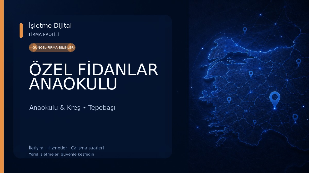 ÖZEL FİDANLAR ANAOKULU Anaokulu & Kreş