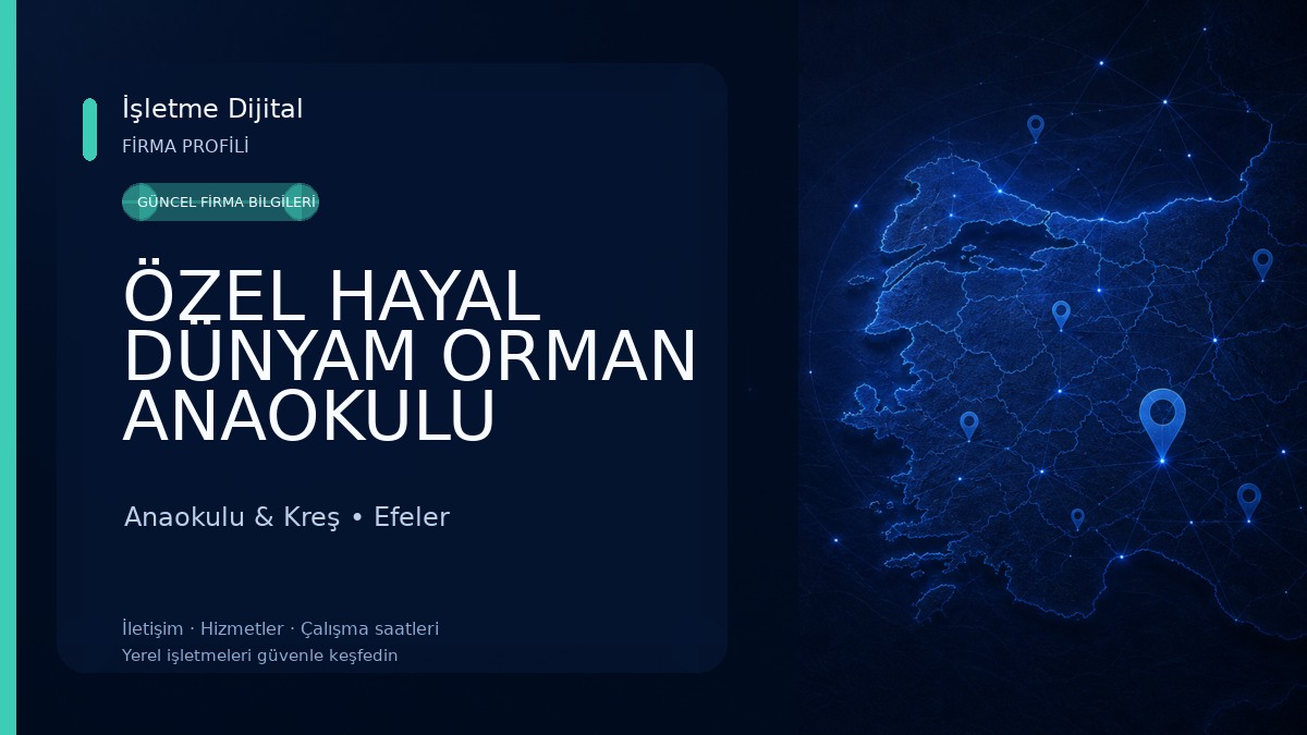 ÖZEL HAYAL DÜNYAM ORMAN ANAOKULU Anaokulu & Kreş