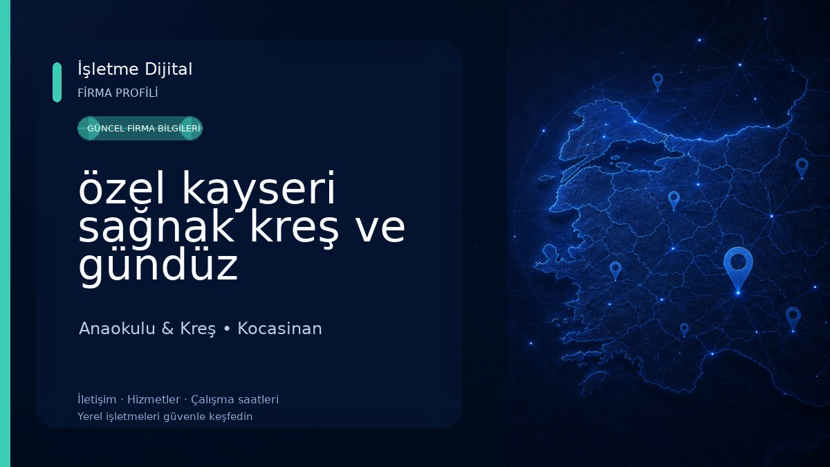 özel kayseri sağnak kreş ve gündüz bakımevi Anaokulu & Kreş