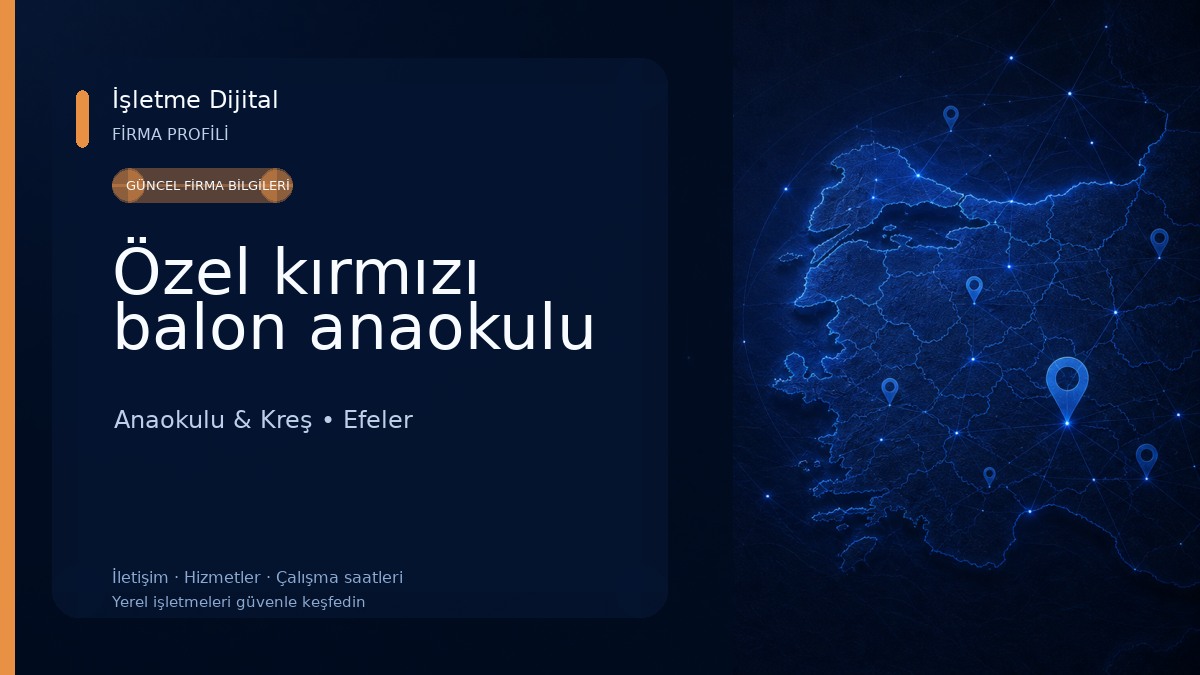 Özel kırmızı balon anaokulu Anaokulu & Kreş