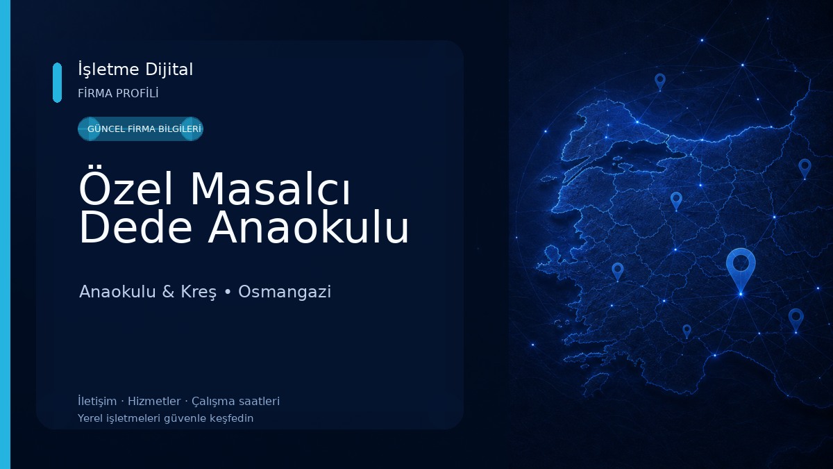 Özel Masalcı Dede Anaokulu Anaokulu & Kreş
