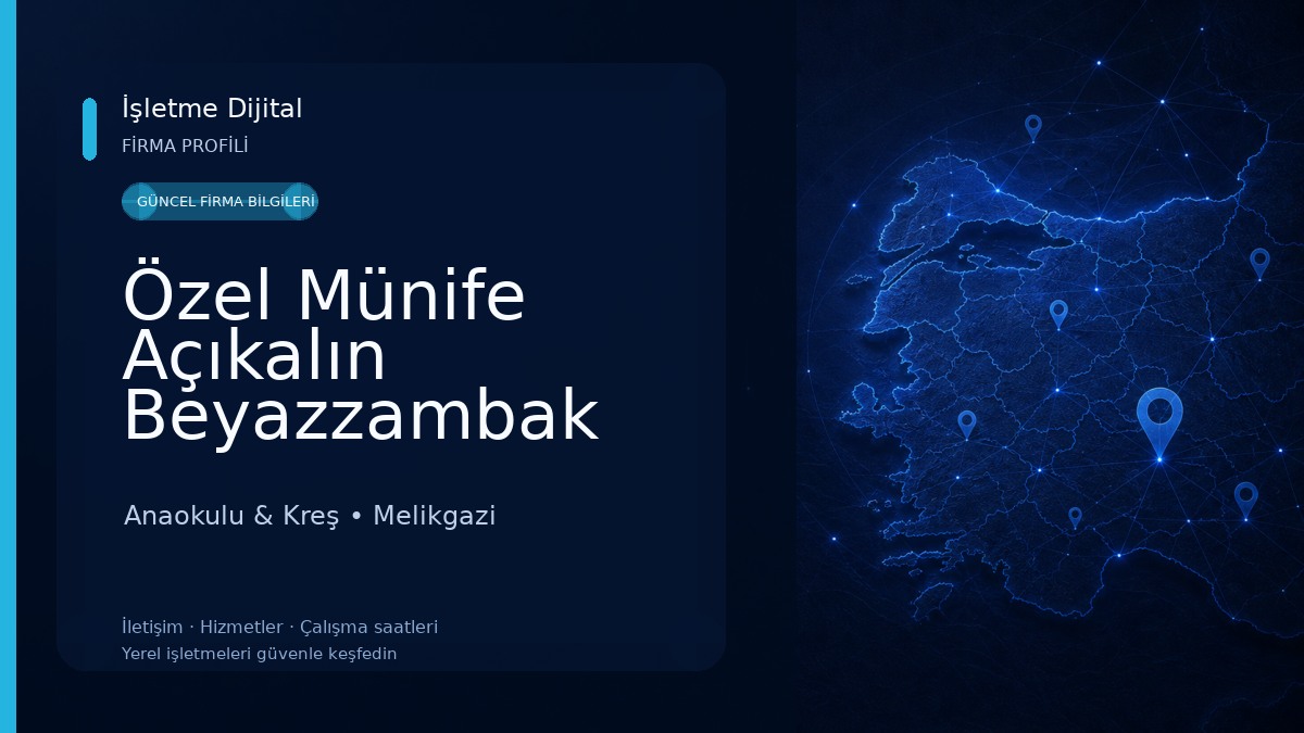 Özel Münife Açıkalın Beyazzambak Anaokulu Anaokulu & Kreş