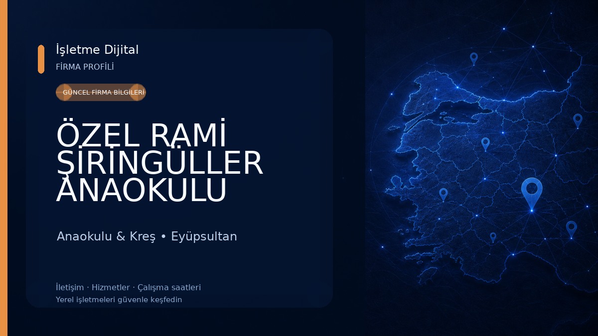 ÖZEL RAMİ ŞİRİNGÜLLER ANAOKULU Anaokulu & Kreş