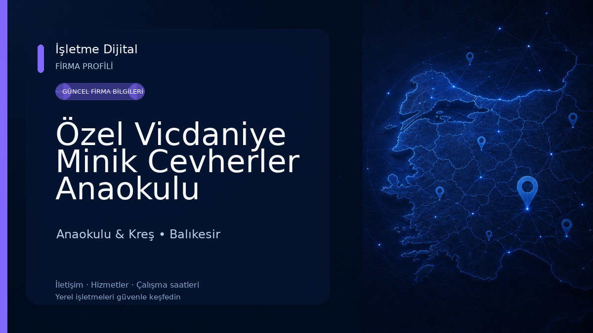 Özel Vicdaniye Minik Cevherler Anaokulu Anaokulu & Kreş
