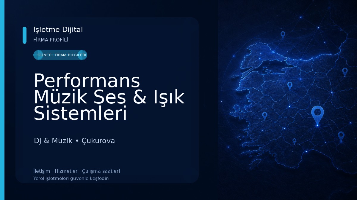 Performans Müzik Ses & Işık Sistemleri