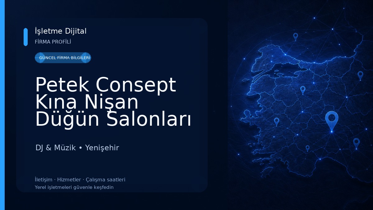 Petek Consept Kına Nişan Düğün Salonları DJ & Müzik
