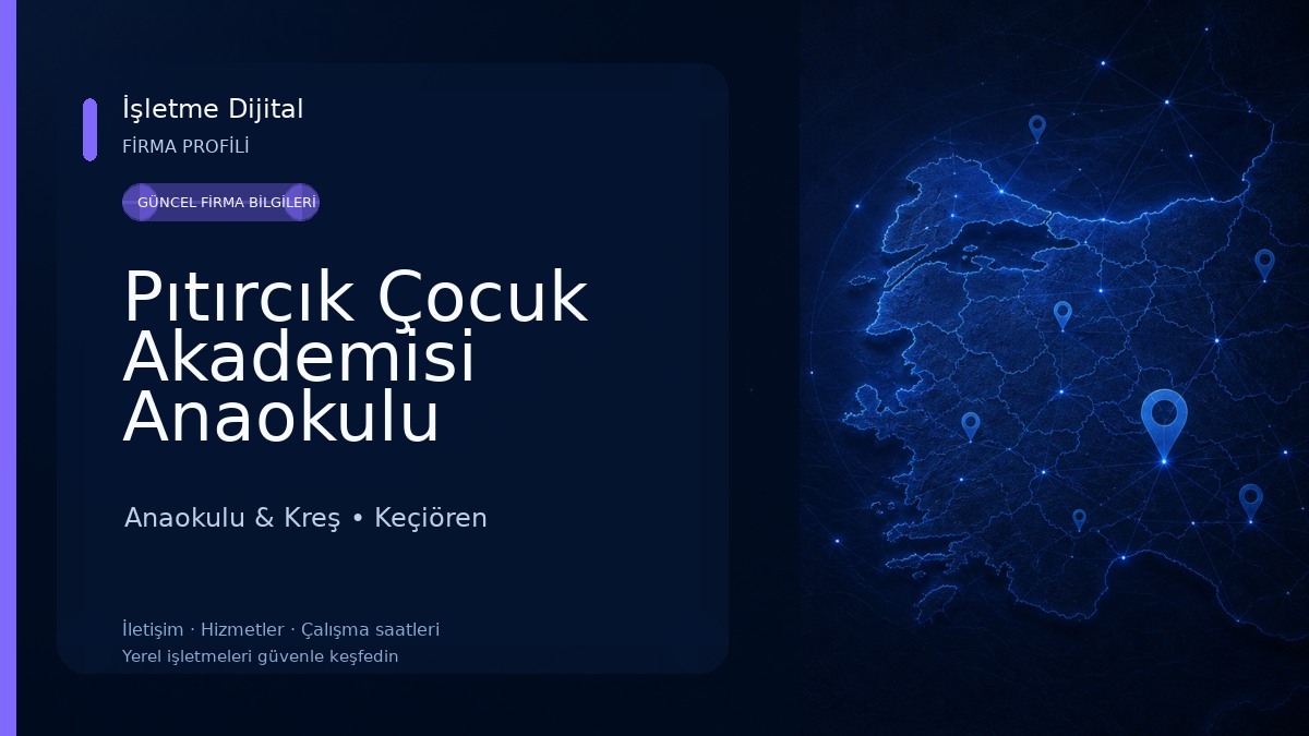 Pıtırcık Çocuk Akademisi Anaokulu Anaokulu & Kreş