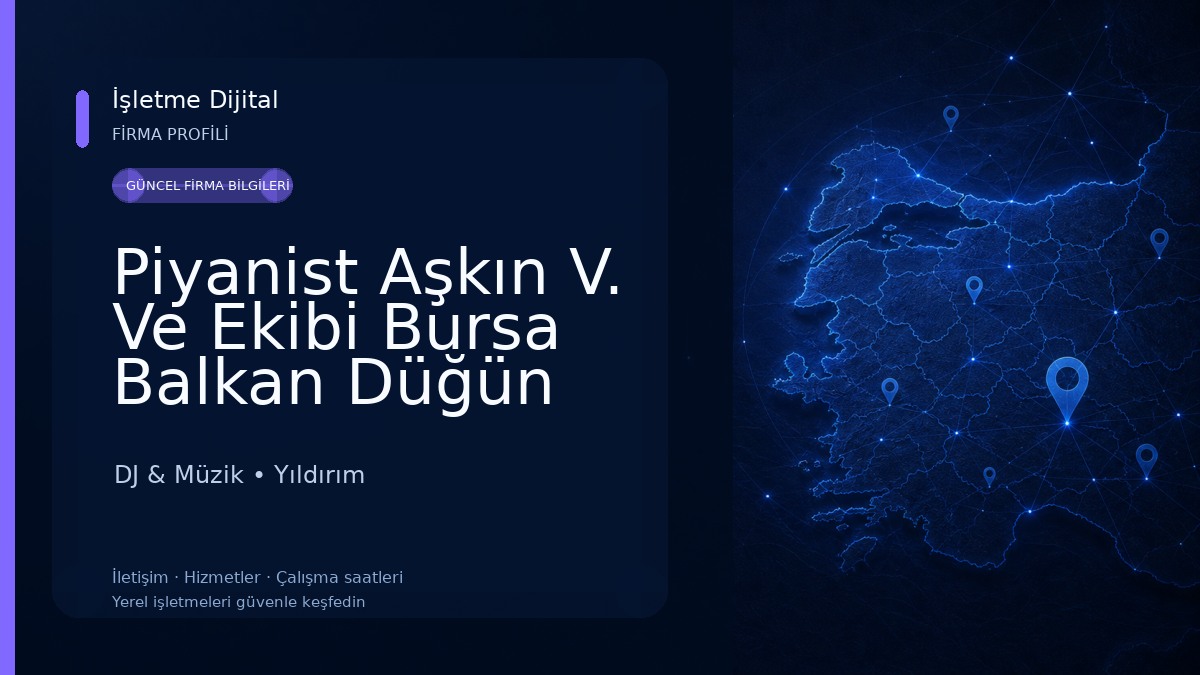 Piyanist Aşkın V. Ve Ekibi Bursa Balkan Düğün Orkestrasi 