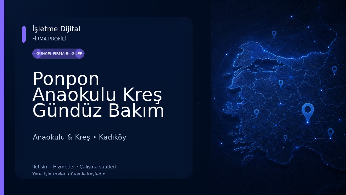 Ponpon Anaokulu Kreş Gündüz Bakım Evi Anaokulu & Kreş