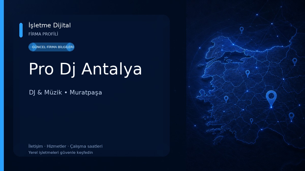 Pro Dj Antalya
