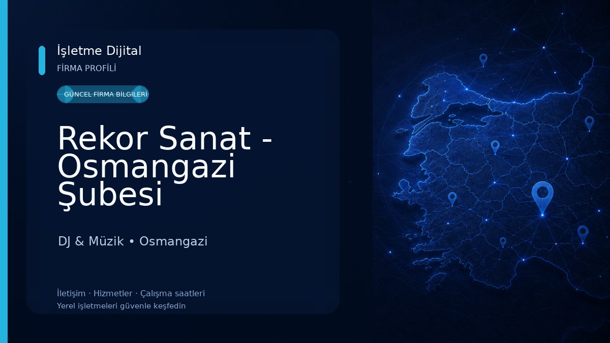 Rekor Sanat - Osmangazi Şubesi DJ & Müzik