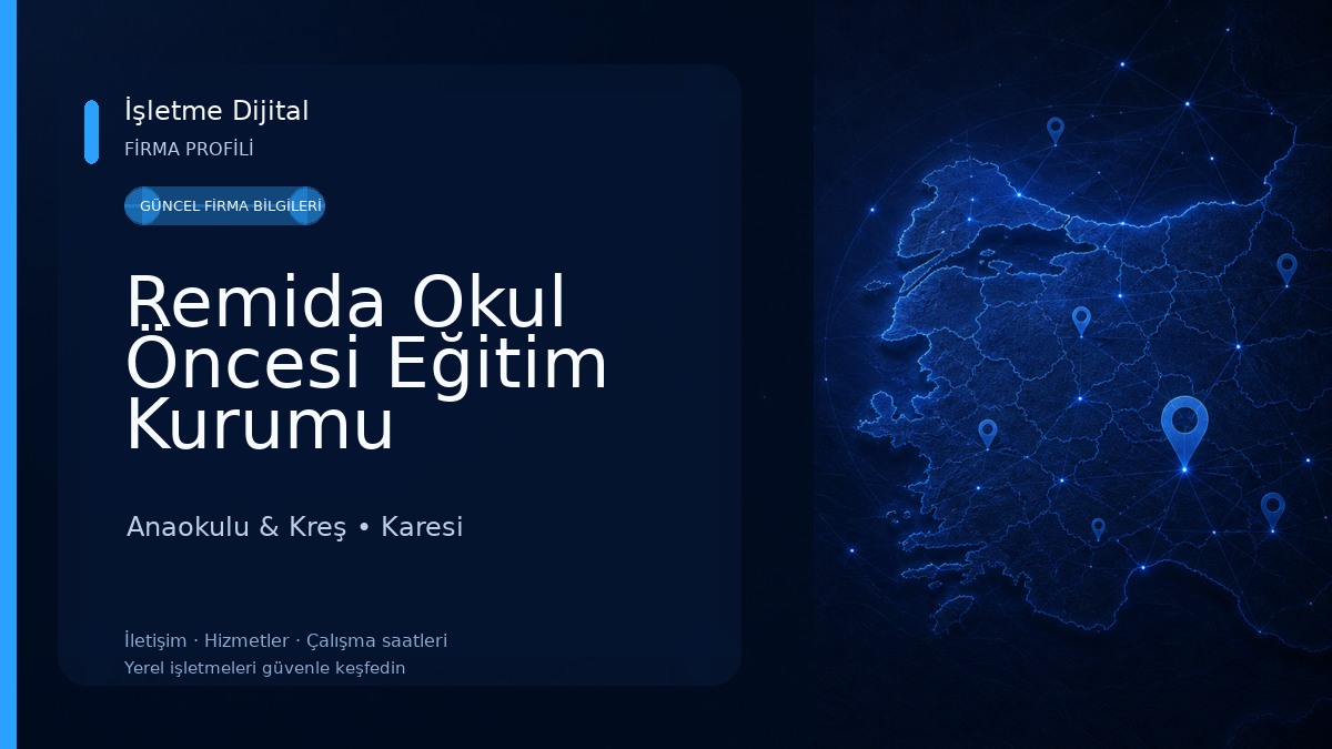 Remida Okul Öncesi Eğitim Kurumu Anaokulu & Kreş