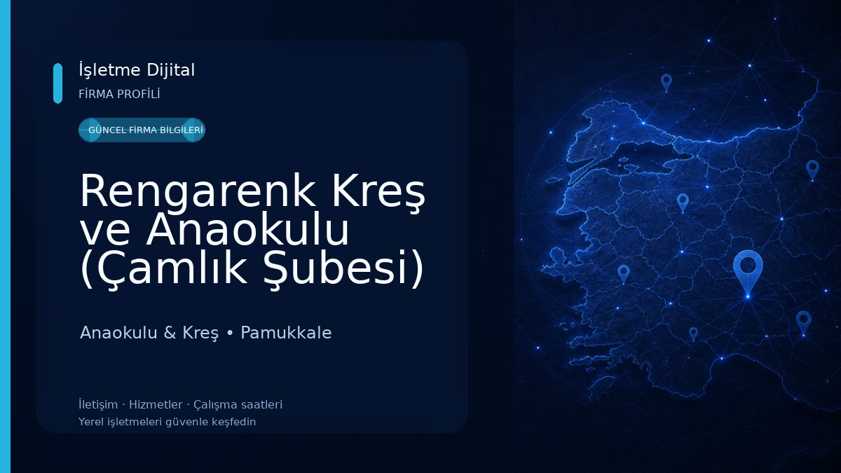 Rengarenk Kreş ve Anaokulu (Çamlık Şubesi) Anaokulu & Kreş