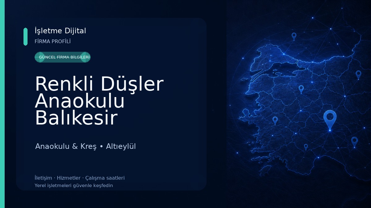 Renkli Düşler Anaokulu Balıkesir Anaokulu & Kreş