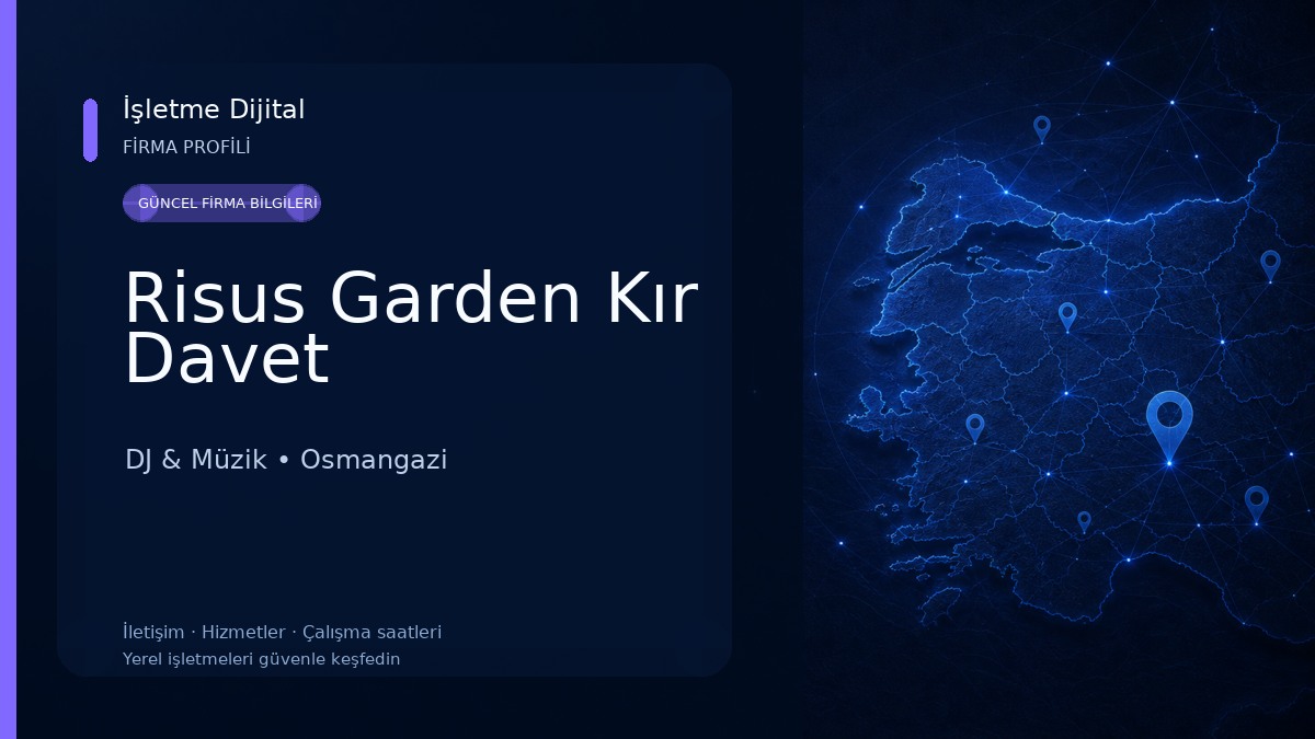 Risus Garden Kır Davet DJ & Müzik