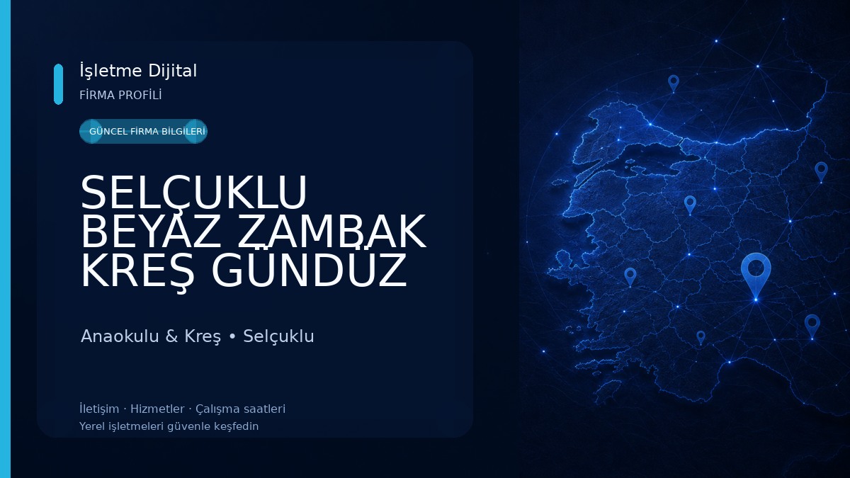 SELÇUKLU BEYAZ ZAMBAK KREŞ GÜNDÜZ BAKIMEVİ Anaokulu & Kreş