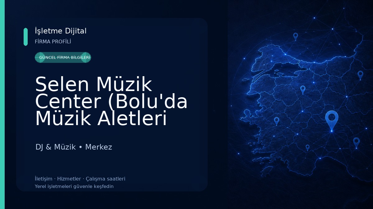 Selen Müzik Center (Bolu'da Müzik Aletleri Satışı,Prova Studio ve Müzik Kursları) DJ & Müzik