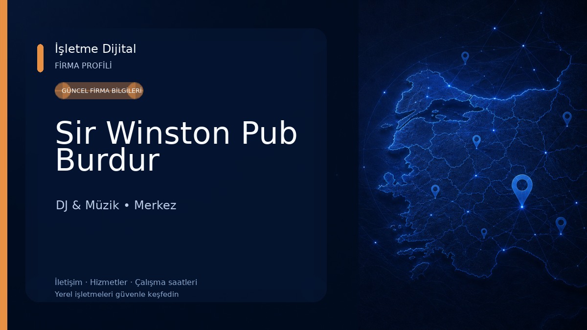 Sir Winston Pub Burdur DJ & Müzik