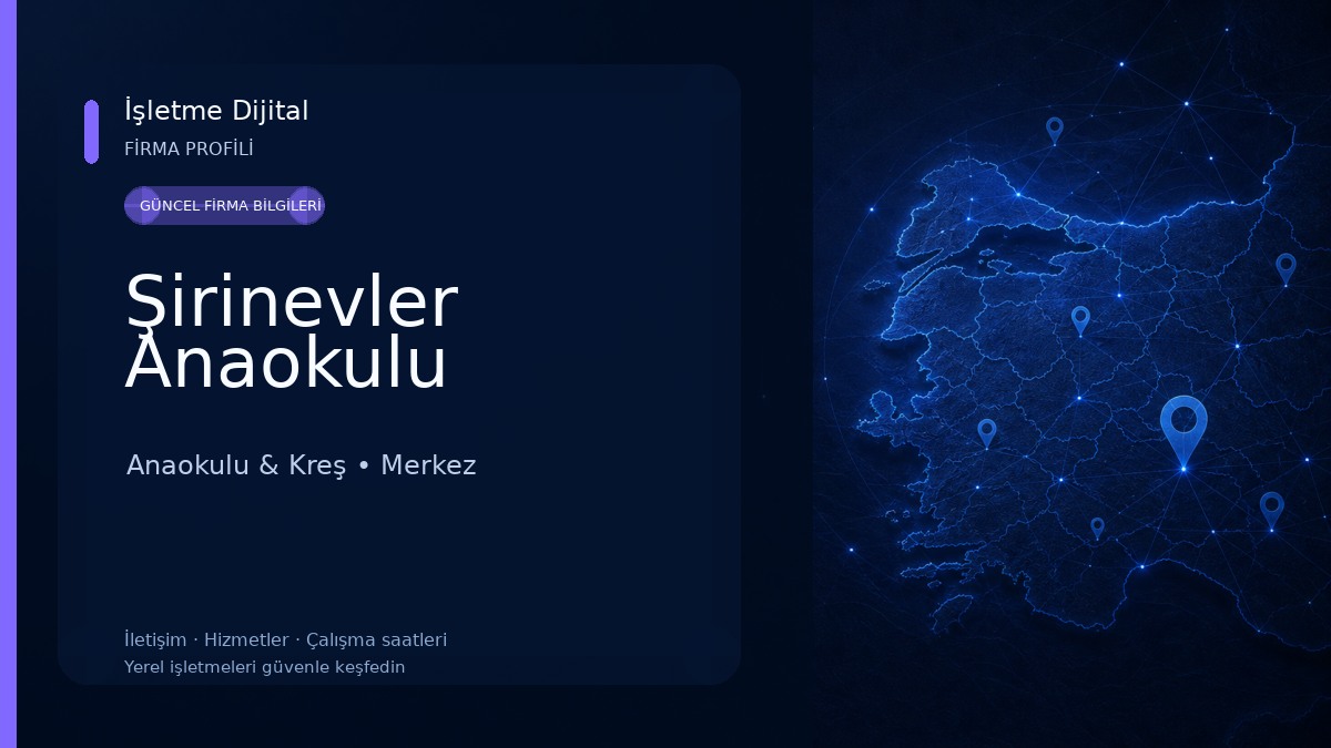 Şirinevler Anaokulu Anaokulu & Kreş