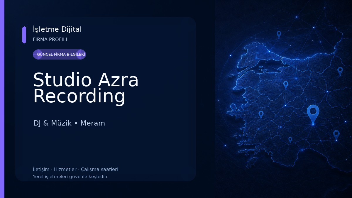 Studio Azra Recording DJ & Müzik