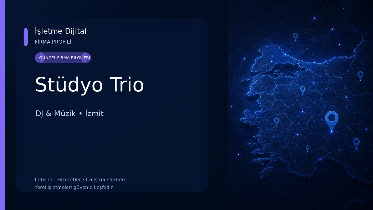 Stüdyo Trio DJ & Müzik