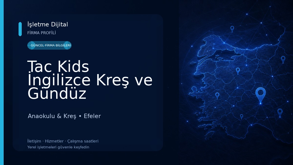 Tac Kids İngilizce Kreş ve Gündüz Bakımevi Anaokulu & Kreş