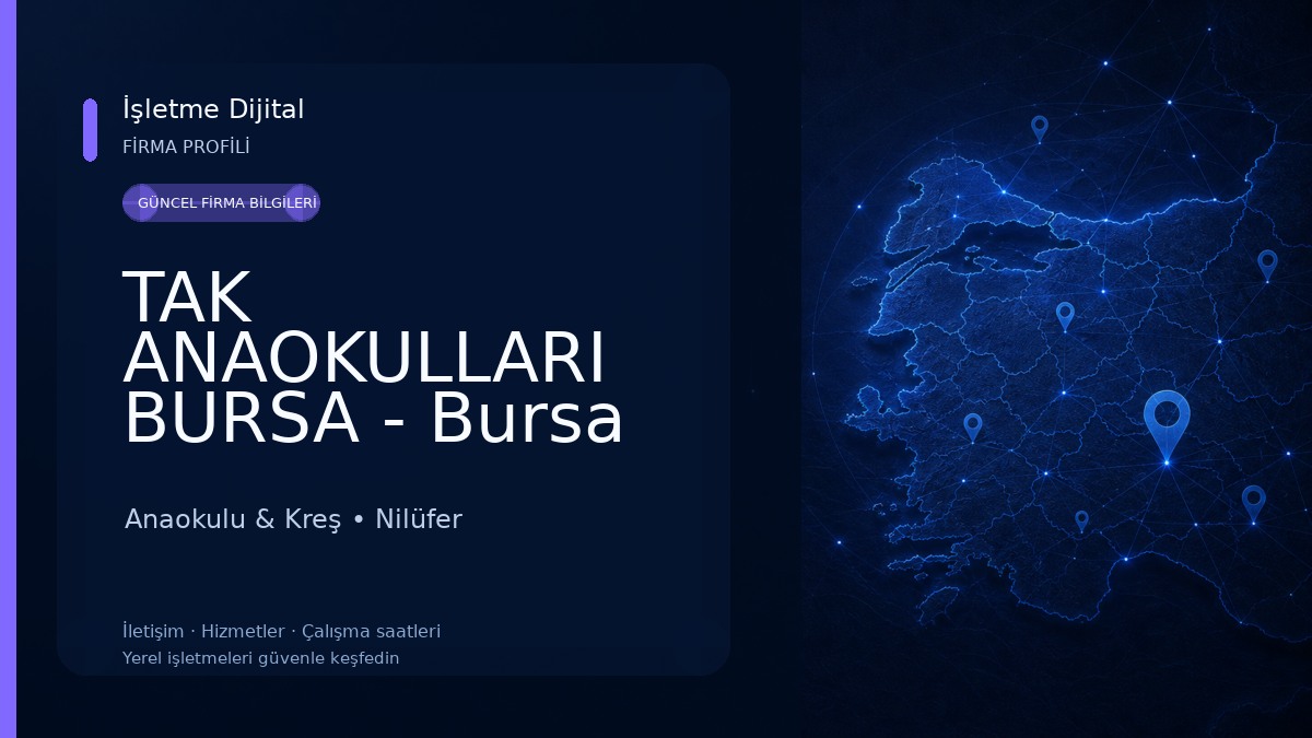 TAK ANAOKULLARI BURSA - Bursa Özlüce Anaokulu Anaokulu & Kreş