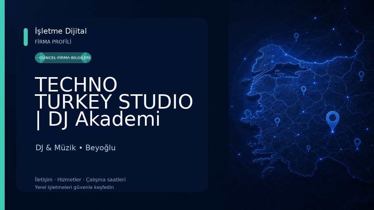 TECHNO TURKEY STUDIO | DJ Akademi DJ & Müzik