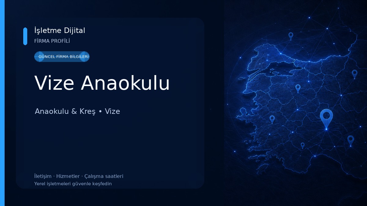 Vize Anaokulu 