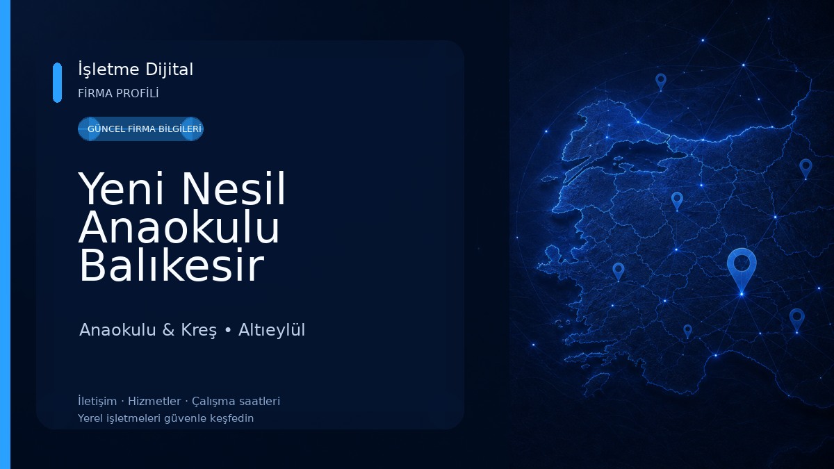 Yeni Nesil Anaokulu Balıkesir Anaokulu & Kreş